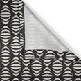 thumbnail image 4 of Ambesonne Abstract Window Valance, Geometric Striped Design, 54" X 18", Beige and Charcoal Grey, 4 of 5