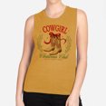 thumbnail image 2 of Cowgirl Christmas Club Women's Muscle Tank Large Antique Gold, 2 of 5
