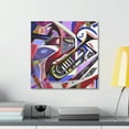 thumbnail image 3 of Trombone in Abstract. - Canvas, 3 of 10