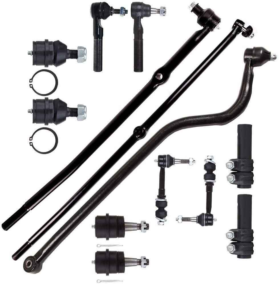 NEW 13PCS TIE ROD DRAG LINK TRACK BALL JOINT SWAY BAR KIT FITS JEEP WRANGLER 