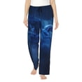 thumbnail image 1 of Fotbe Pegasus Night Sky Pantalones de Pijama para Mujer, Pantalones de Dormir, Pantalones Pj con Cordón y Bolsillos-Medium, 1 of 6