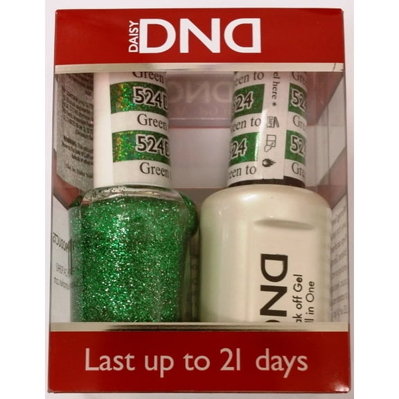 DND Nail Polish Gel & Matching Lacquer Set (524 - Green To)