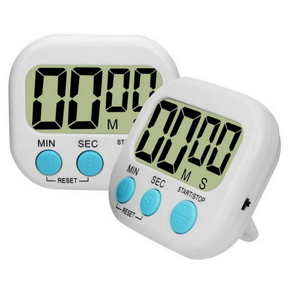 Washranp Kitchen Timer,Portable Magnetic LCD Digital Countdown Timer Clock with Stand for Cooking Baking Boiling Egg Sports Alarm Clock Reminder Tools