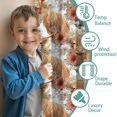 thumbnail image 3 of Blackout Kids Curtains,Flower and Highland Cow Childrens Insulated Curtains Set Of 2,Bedroom Essentials,Toddler Room Decor 52"x63"(132x160cm), 3 of 4