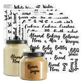 Small Round Labels fit Libbey Glass Spice Jars from Cohas