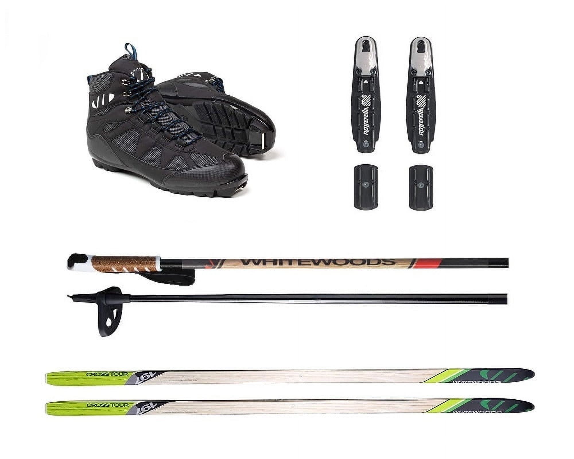 Whitewoods Adult NNN Cross Country Ski Package, 177cm (for Skiers