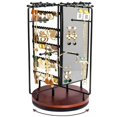 thumbnail image 1 of Soporte para Joyas, Estante Organizador con 28 Ganchos para Collares Pendientes Pulseras -Negro, 1 of 8