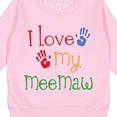 thumbnail image 3 of Inktastic I Love My Meemaw Toddler Sweatshirt, 3 of 4