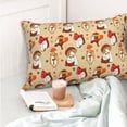 thumbnail image 4 of Salouo Guinea Pigs And Mushrooms Pattern Pillow Cases,1PC Pillow Covers with Envelope Closure Decorative Pillow Case for Bed Couch,Pillows Not Included-16"x24", 4 of 6