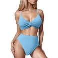 thumbnail image 1 of Traje de Baño Femenino con Pantalones Cortos Control Del Vientre Traje de Baño Sexy Dividido con Sujetador Acolchado Nylon Spandex, Moda Delgada Dos Piezas para la Piscina de Playa, Traje de Baño Tors, 1 of 5
