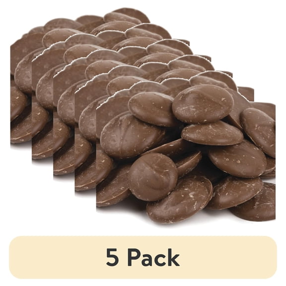 (5 pack) Merckens Coating Wafers Melting Wafers Cocoa Lite Milk 10 pounds