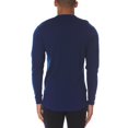 thumbnail image 2 of 100% Merino Wool Lightweight Mens Base Layer - Long Sleeve Crew Shirt Navy Small, 2 of 5