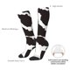 thumbnail image 4 of Fotbe Cow Skin 2 Calcetas Divertidas Estampadas para Hombre y Mujer, Calcetas de Algodón hasta la Rodilla para Caminar, Correr, Enfermería y Embarazo, 4 of 6
