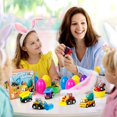 thumbnail image 5 of Huevos de Pascua 12 huevos de Pascua de plástico llenos de juguetes de ingeniería de retroceso para una búsqueda de huevos de Pascua, fiesta de cumpleaños para niños mayores de 3 años esquí esquí Gafas de esquí, 5 of 5