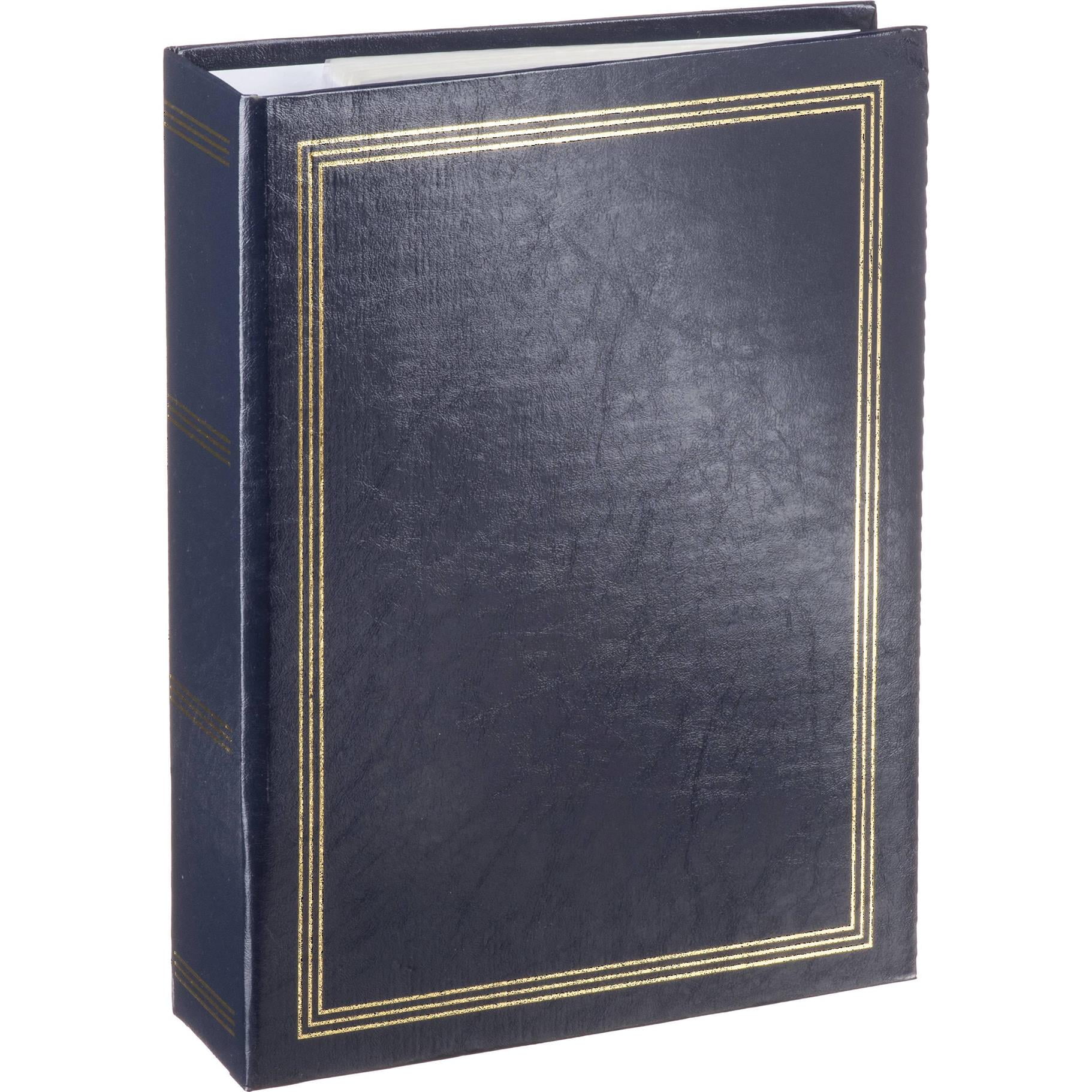 Pioneer Leatherette Cover 3-Ring 504 Pocket Photo Album, 4x6, Navy