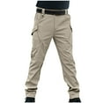 thumbnail image 4 of Men's Tactical Cargo Pants Waterproof Durability Hiking Pants Outdoor Military Work Pant with Multic Pocket No Belt, 4 of 9