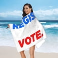 thumbnail image 5 of Registrarse Mostrar Votar Toalla de playa Toallas de baño de microfibra Manta de playa suave Para desfile Natación Yoga Mujeres Hombres, 5 of 5