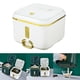 thumbnail image 4 of Contenedor hermético para almacenar alimentos de cocina, organizador de alimentos para mascotas, plástico libre de BPA Blanco S, 4 of 9