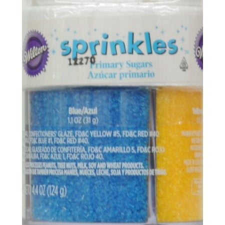 Wilton Sugar Crystals, 1.1 oz, 4/pkg, Primary