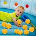 thumbnail image 4 of Orange Thick Plastic Inflatable Play Balls For Kids Ball Pit Sensory Toys 100 Pieces, 4 of 7