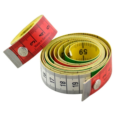 

2rolls 60inch Double Scale Small Flexible Tailor Tape Measure Body Measuring