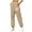 A-Khaki, variant on Wyobmus 2024 Fall Women's Wide Leg Sweatpants High Waisted Baggy Ankle Bind Pants Drawstring Athletic Joggers B-White