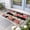 Beige Pink, variant on Flower Stripes Door Mat Indoor Outdoor, Black White Geometric Pink Rose Floral Non Slip Welcome Mat with Rubber Backing, Absorbent Fabric Front Door Mats Entryway Rug for Home Patio Entrance 18"x30"