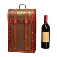 thumbnail image 2 of Vintage Look Wood Wine Holder Portable Accessory for Special Occasions, 2 of 20