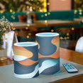 thumbnail image 3 of Yayeee Flameless Candles with Remote Flickering Battery Operated Multi Color Changing, Green Abstract Wavy, 3 of 7