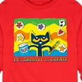 thumbnail image 3 of Pete The Cat - Groovy To Create - Toddler And Youth Long Sleeve Graphic T-Shirt, 3 of 6