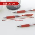 thumbnail image 2 of BAZIC Spencer Red Retractable Pen w/ Cushion Grip (5/Pack) 1.0 mm, 24-Pack, 2 of 7
