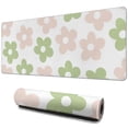thumbnail image 1 of Stylish & Functional - Vintage Flowers Keyboard Mouse Pad, Perfect for Girls' Desk Decor - Large & Non-Slip for Gaming and Office Work, Ensures Smooth Performance, 31.5x11.8 inch, 1 of 7