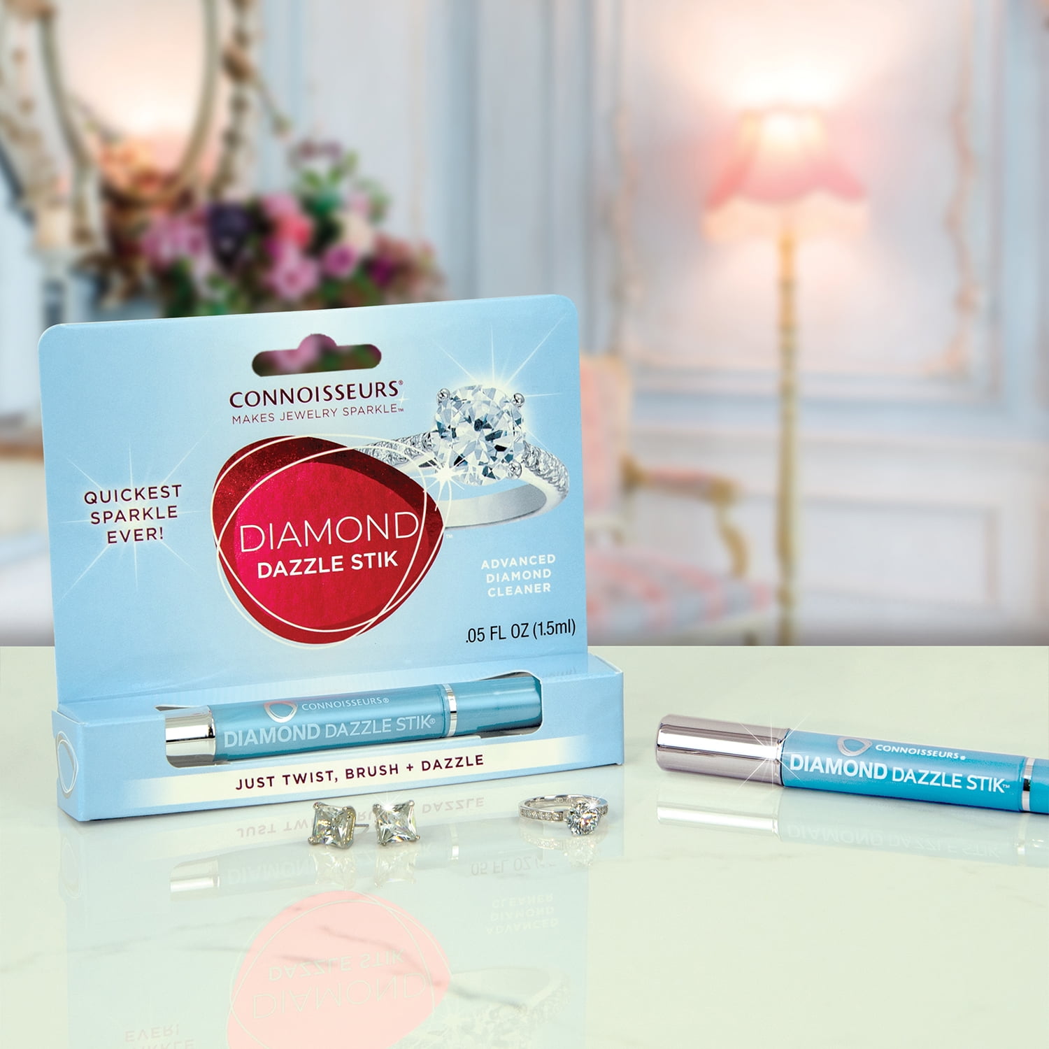 25 % off CONNOISSEURS Diamond Dazzle Stik - Portable Diamond Cleaner for  Rings and Other Jewelry 