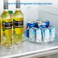 thumbnail image 4 of Clear Lazy Susan Organizer, Sindcom 4 Pack Turntable Spice Rack, for Cabinets Kitchen, Countertop, Bathroom, Makeup, 9 Inches, 4 of 8