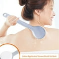 thumbnail image 4 of Aplicador de loción para la espalda Cepillo de lavado para baño y ducha Esponja suave Lavadora Cepillo para exfoliar la piel Cepillado para baño Fácil autoaplicación de gel de baño para ducha Crema para la piel Protector solar brillar Electrónica, 4 of 5