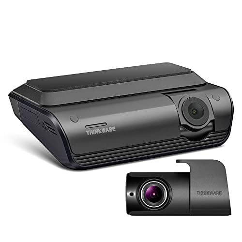 Thinkware Q1000 2K QHD Dual Front and Rear On-Dashboard Camera Video Recorder Dashcam for Cars 32GB Built-in WiFi GPS Parking Mode Motion Detection Night Vision Sony Sensor G-Sensor HDR Wide Angle