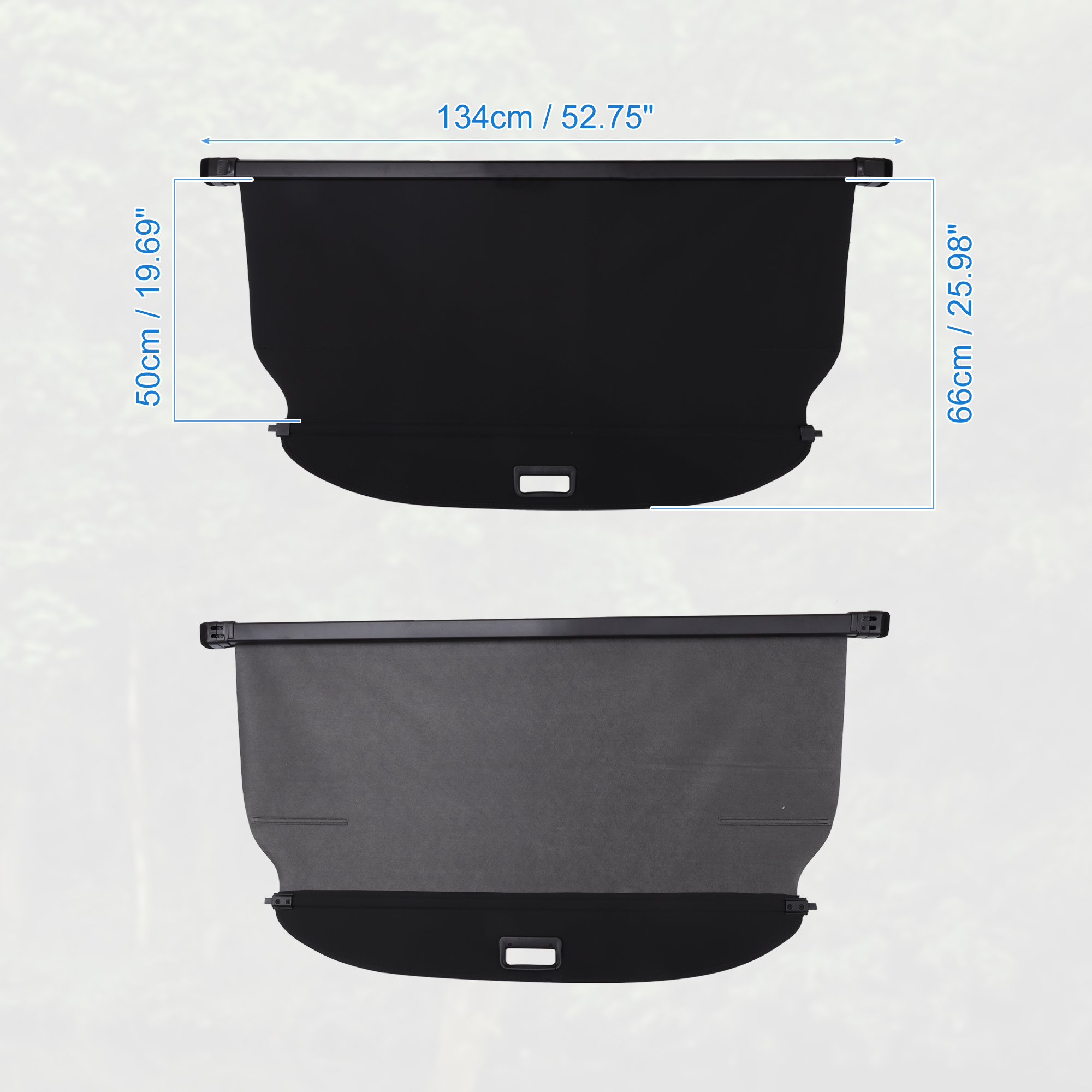 Unique Bargains Retractable Cargo Cover for Genesis GV70 2022-2023 Waterproof Shade
