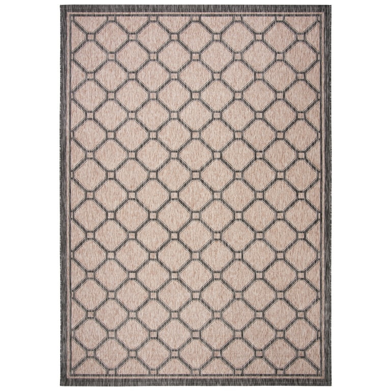 8' X 11' Cream Moroccan Indoor Outdoor Area Rug 8' X 11' Cream Moroccan Indoor Outdoor Area Rug