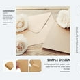 thumbnail image 3 of FRCOLOR cash envelope 100pcs Kraft Paper Envelopes Small Envelopes Gift Card Envelopes for Small Item Storage,4.33"X2.36"X0.04", 3 of 5