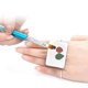 thumbnail image 4 of Anillo de paleta de mezcla de maquillaje, paleta de arte de uñas, anillo de paleta de pintura de uñas inoxidable, anillo de paleta de mezcla de colores de arte de uñas, calidad superior, 4 of 7