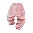 thumbnail image 2 of Zhongda Children's Sports Pants Summer Thin Ice Silk Pants Men's and Women's Outerwear Casual Pants Pocket Children's Pants Sweatpants Teen Girls 10 Year Old Girl Clothes, 2 of 4