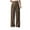 B115 Coffee women's pants clearance under $5, variant on Women Pants on Under $5! Cagogo Women's Elastic High Waisted Wide Leg Dress Pants Loose Fit Pleated Front Business Casual Work Flowy Pants Trousers Comfy Palazzo Pants