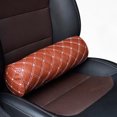 thumbnail image 2 of Almohada Soporte para El Cuello Del Coche Cojín Cintura Viscoelástica Transpirable Y Suave (marrón Oscuro), 2 of 9