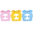 thumbnail image 1 of Minkissy 3 Pcs Chapeau Rond Bleu pour Shampooing Bébé pour Enfants Bonnet de Lavage de Cheveux avec Boucle Réglable Sûr pour le Bain, 1 of 6