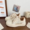 thumbnail image 2 of Zapatos deportivos blancos de suela gruesa para mujer, zapatos de aumento de altura de verano, zapatillas casuales populares para todo tipo de combinaciones de primavera y otoño para mujer, moda, 2 of 6