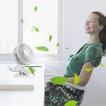 Portable Fans Under $50, Hwkond Fans for Everywhere Powerful Airflow Silent Oscillating Table Fan Bedroom Fan 720 Degree Adjustable Tilt 3 Speeds