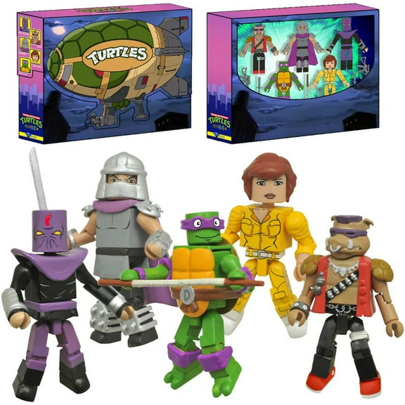 TMNT Minimates Turtle Blimp Deluxe Box Set