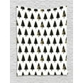 thumbnail image 1 of Geometric Forest Tapestry, Winter Tree Silhouettes with Uneven Spots and Paint Smears, Wall Hanging for Bedroom Living Room Dorm Decor, 60W X 80L Inches, Sand Brown Black White, by Ambesonne, 1 of 2