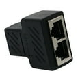 thumbnail image 3 of Internet Splitter Dual Port Ethernet Adapter ethernet cable High Speed Internet Plastic Port Distributor for Home Office, 3 of 9
