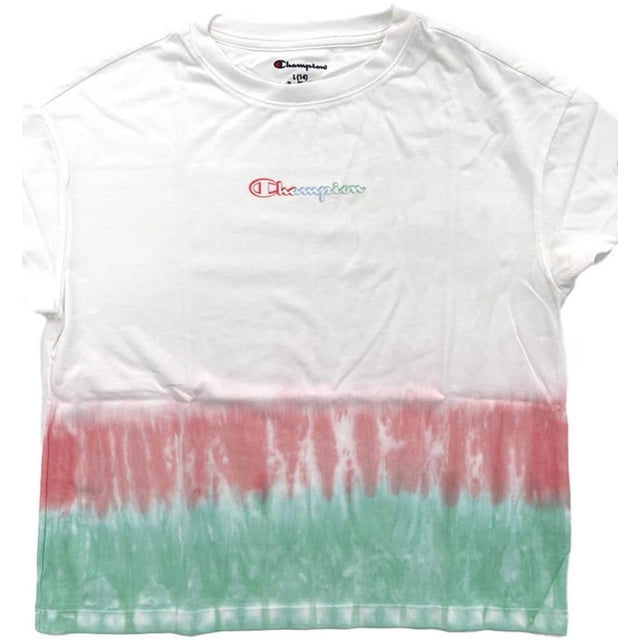 Playera Champion Tie Dye Multi para Niñas 404650-593057 blanco M